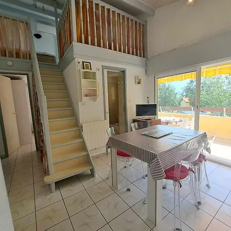 2p Mezzanine, Grande Terrasse, Clim, Acces Direct Plage, Parking Prive - Fr-1-326-831 * Marseillan (Herault)