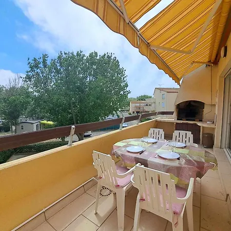 Apartment 2p Mezzanine, Grande Terrasse, Clim, Acces Direct Plage, Parking Prive - Fr-1-326-831